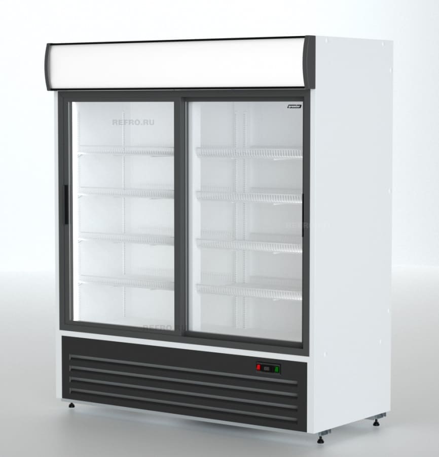 Холодильный шкаф 1120 л Премьер PR в аренду, раздвижные двери
