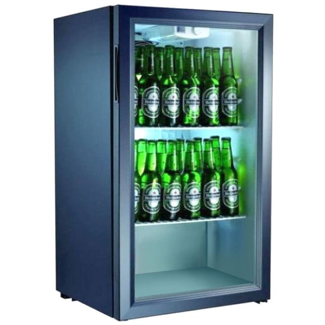 Холодильник барный 100 л Convito в аренду, черный, витринный