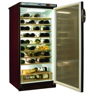 Винный холодильник Pozis 250 л в аренду, 65 бутылок, 2 зоны охлаждения, для красного и белого вина, полки из дуба