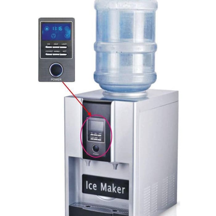 Льдогенератор пальчикового льда ICE MAKER в аренду, диспенсер кулер 15 кг сутки, также подает горячую и холодную воду
