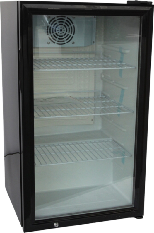 Холодильник барный Viatto S98 в аренду, black, витринный