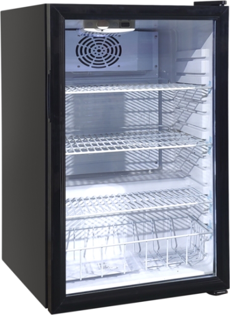 Холодильник барный Viatto S130 в аренду, black, витринный