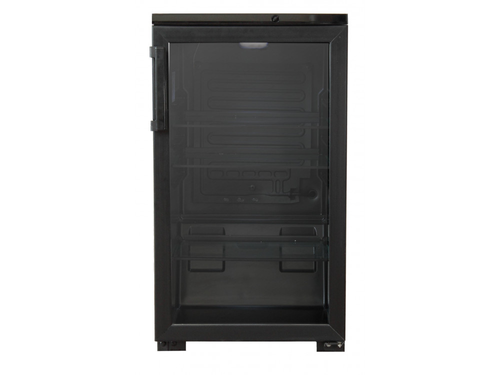 Холодильник барный Бирюса L102 в аренду, total black, среднетемпературный, витринный