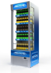 Холодильная горка Frigoglass OPM HC в аренду открытая, 480 л, среднетемпературная, открытая