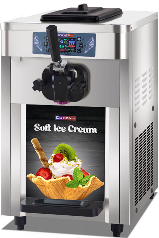 Фризер для мороженого COOLEQ IF-3 в аренду, с ночным хранением, 3 рожка, 3 вкуса, 2 емкости по 3.5 литров