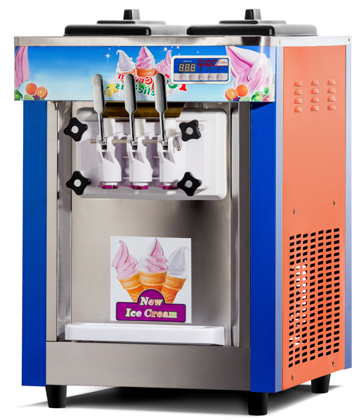 Фризер для мягкого мороженого HURAKAN HKN-BQ58P в аренду, 3 рожка, 3 вкуса, 5.8 литров